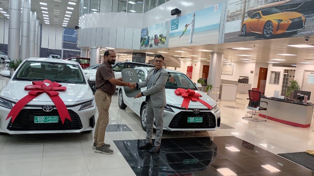 Ajantha Car Rental new Toyota vehicle delivery